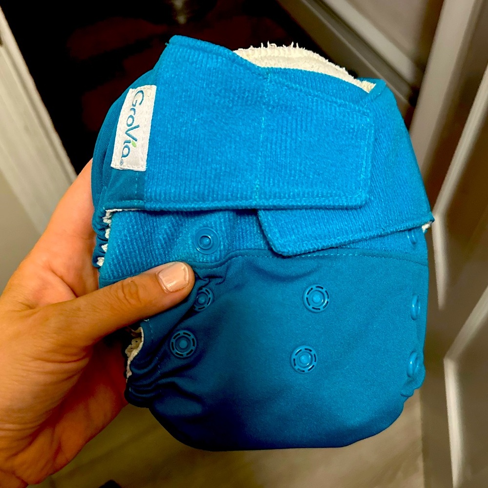 Grovia Hybrid Set Stay Dry Soaker Cloud Velcro Excellent